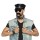 Set Rocker mit Mütze Partybrille Halskette Armband und Schnurrbart