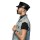 Set Rocker mit Mütze Partybrille Halskette Armband und Schnurrbart