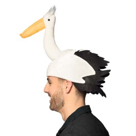 Karnevalsmütze Storch Faschingshut