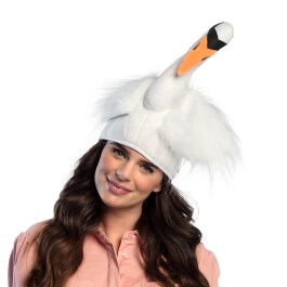 Karnevalsmütze Schwan Faschingshut