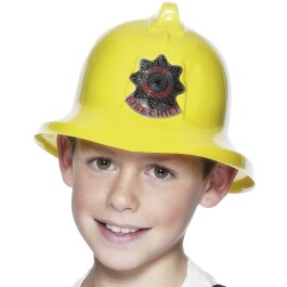 Kinderfeuerwehrhelm Feuerwehrhelm gelb f&uuml;r Kinder ab...