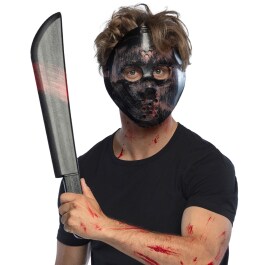 Halloween Macheten-Killer Set mit Gesichtsmaske und...