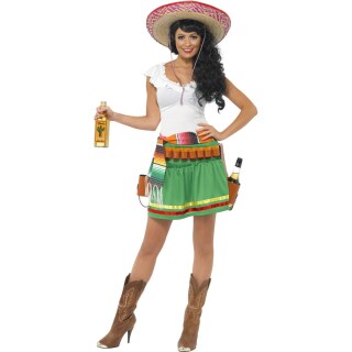 Tequila Kostüm Mexikanerin grün S 36/38