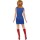 Spice Girls Kostüm Union Jack Kleid blau rot weiß S 36/38