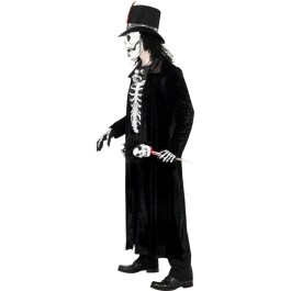 Voodoo Priester Kostüm Halloweenkostüm Schwarz M 48/50