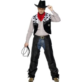 Rodeo Cowboy Kostüm Cowboykostüm Schwarz M 48/50