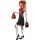 Halloween Cheerleader Outfit Cheerleaderkostüm rot schwarz L 44/46