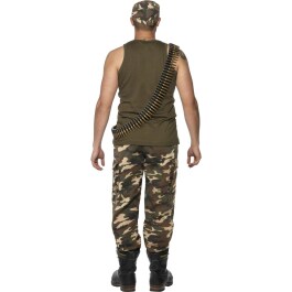 Soldaten Kost&uuml;m Armeeverkleidung Khaki M 48/50
