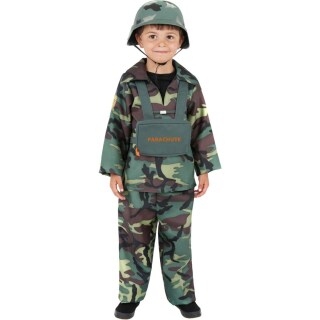 Kinder Armee Kostüm Soldatenkostüm Mehrfarbig L 158 cm