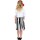 Kinder Piratin Kostüm Piratenmädchen rot weiß M 140 cm