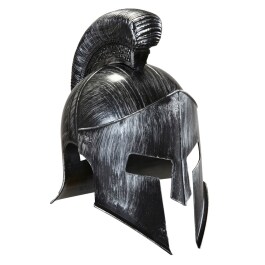 Sparta Helm Kriegerhelm Römerhelm grau