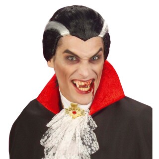 Perücke Vampir Dracula Vampirperücke Halloween