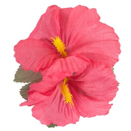 Hibiskus Haarspange Blumen Kopfschmuck Hawaii rosa