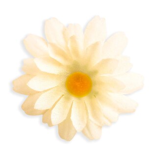☆ 100 Deko Blumen Blütenköpfe Tisch Deko 3,5cm Künstliche Pflanze Margeriten ☆ 