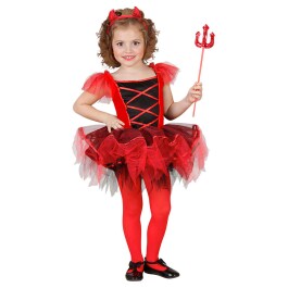 Kinder Ballerina Teufelkostüm Teufel Kostüm rot...