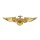 Flieger Abzeichen Armee Militär Pilotenabzeichen gold