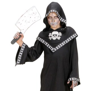 Zubehör Spielzeugwaffe Blutmesser Blutiges Messer mit Griff Halloweenkostü 