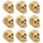 9 x Mini Totenkopf Schädel Deko Totenköpfe Halloween
