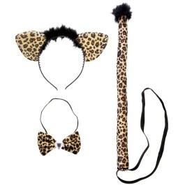 Sexy Leoparden Set Leopard Verkleidung Kostüm Wildkatze