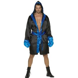 Boxer Kostüm schwarz-blau M 48/50