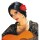 Spanierin Perücke Carmen Flamenco schwarz