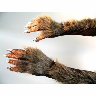 Werwolf Krallen Haarige Monster Handschuhe