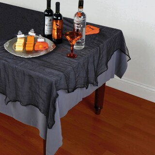 Halloween Tischdecke Leinenlook