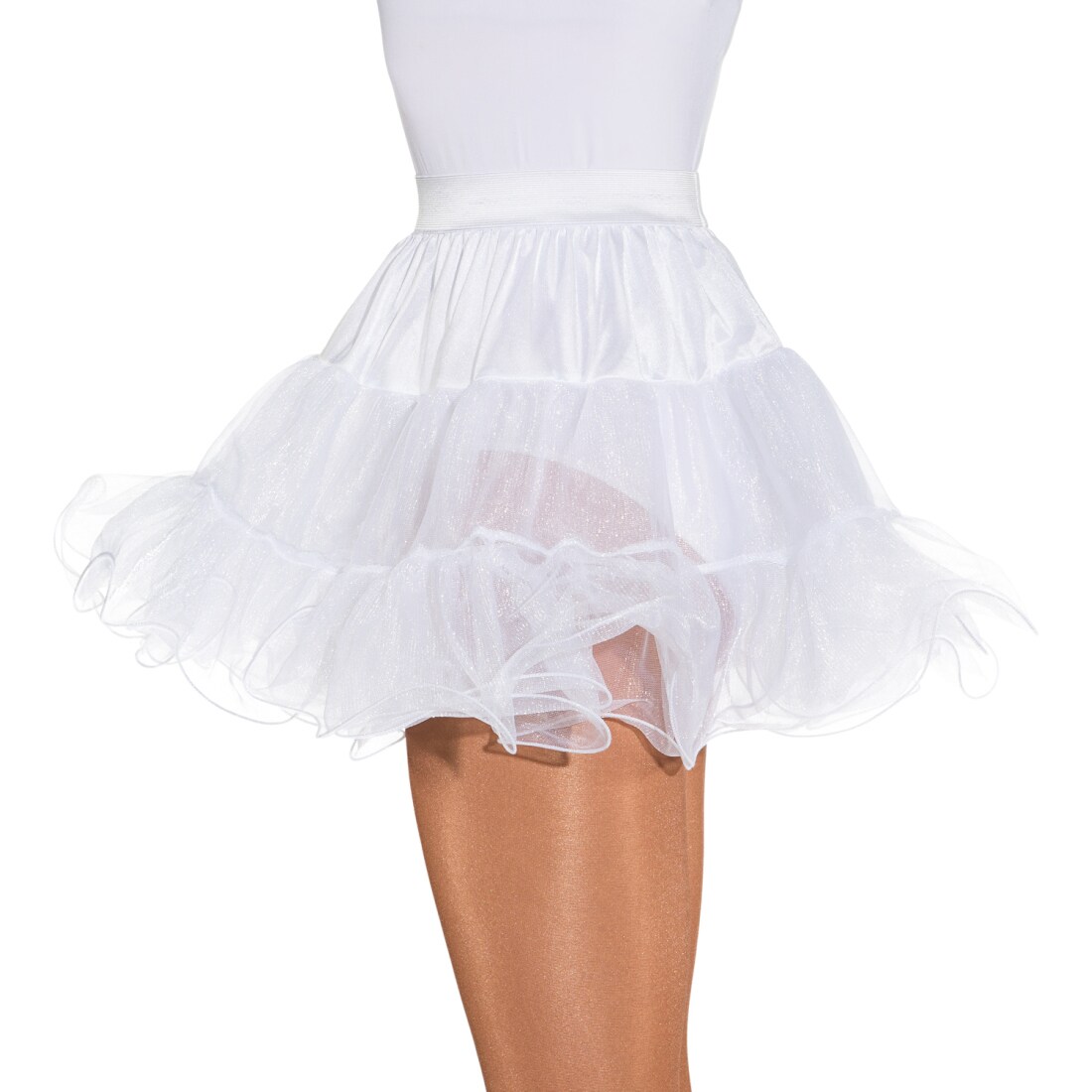 Reifrock Petticoat Unterrock Gr.32-58 2 Od. 3 Ringe Weiß Für