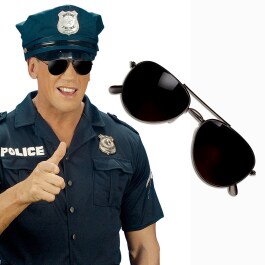 Polizeibrille Brille Polizei Pornobrille Spiegelbrille