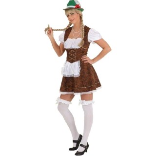 Dirndel Dirndl braun Trachtenmode Oktoberfest 36