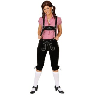 Kniebundlederhose Trachtenlederhose Damen 36