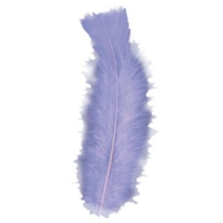 50 Schmuckfedern Bastelfedern violett
