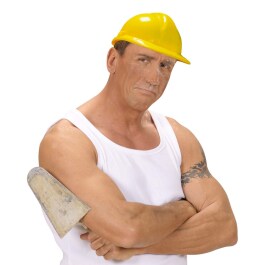 Bauhelm Bauarbeiter Helm gelb