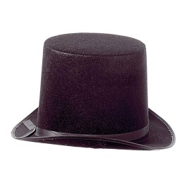 Filzhut hoher Zylinder deluxe schwarz Hut Hüte