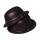 Schwarze Chaplin Melone Eleganter Bowler mit Schleife