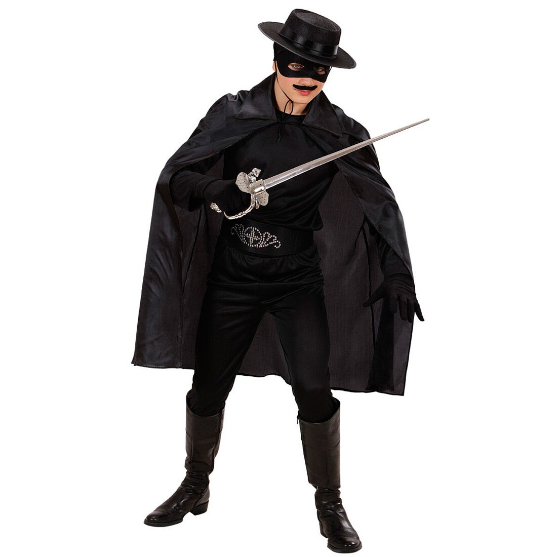 Kinder Zorro Cape Batman Umhang schwarz Vampir Kostüm Halloween Vampirumhang 