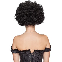 Afro Perücke mit extra Locken schwarz