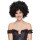 Afro Per&uuml;cke mit extra Locken schwarz
