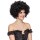 Afro Per&uuml;cke mit extra Locken schwarz