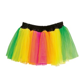 Neon Tutu Damenrock Multicolour Petticoat