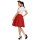 60er Jahre Petticoat rot Rockabilly Rock mit Halstuch