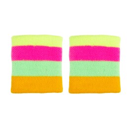 80er Jahre Schweißbänder Neon Sweatband