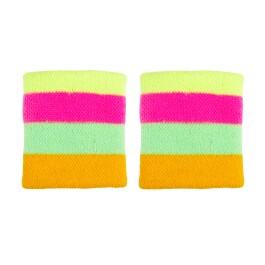 80er Jahre Schweißbänder Neon Sweatband