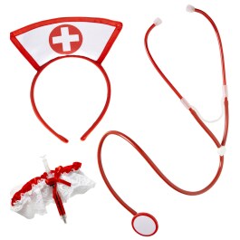 Krankenschwester Kost&uuml;m Set Nurse Outfit