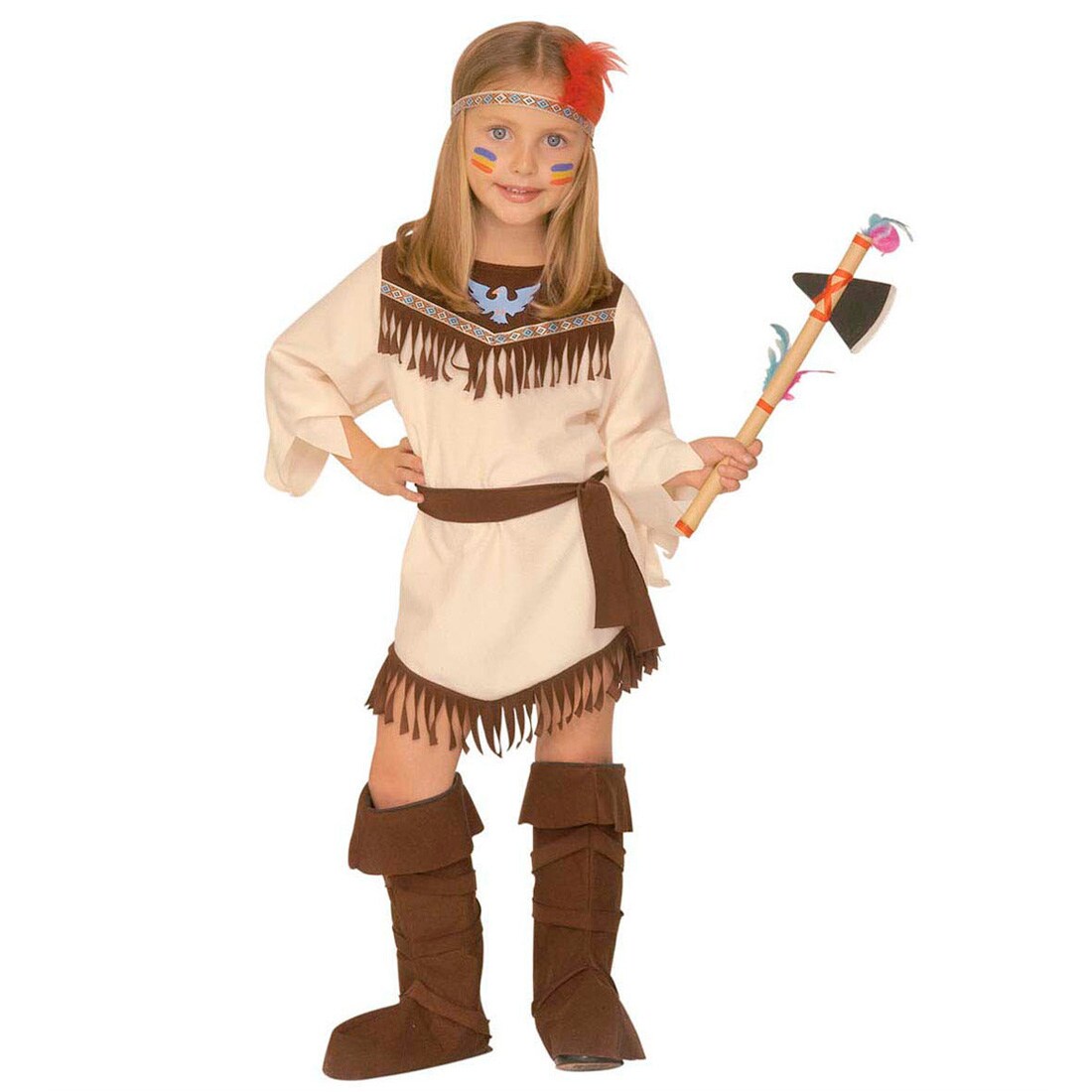 116-164 Karneval Fasching 1210024G13 Indianerin Little Squaw Kostüm Gr 