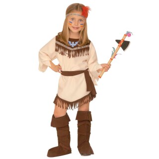 Indianerin Kostüm Squaw Kinderkostüm 116 cm