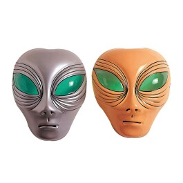 Alien Maske Au&szlig;erirdischer Kopf