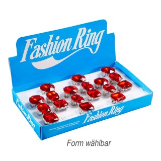 Roter Vampir Rubin Ring Edelstein Fingerring oval