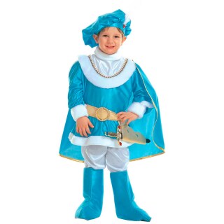 Blauer Prinz Kostüm König Kinderkostüm