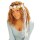 Blumen Haarband Hippie Kopfschmuck hellrosa